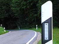 Leitpfosten Bußgeld Landsberg am Lech