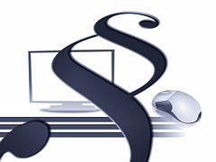 Paragraphenzeichen vor Computer Wirtschaftsstrafrecht Landsberg am Lech